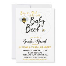 ¿Qué será la invitación para revelar el sexo del b