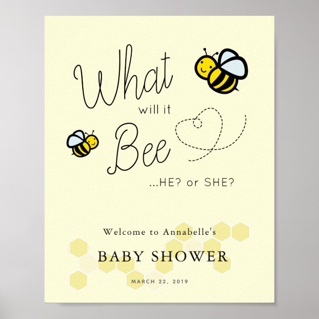¿Qué será la señal de bienvenida de Baby Shower? (Frente)