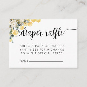 Qué será la tarjeta de gabinete de Raffle Diaper.