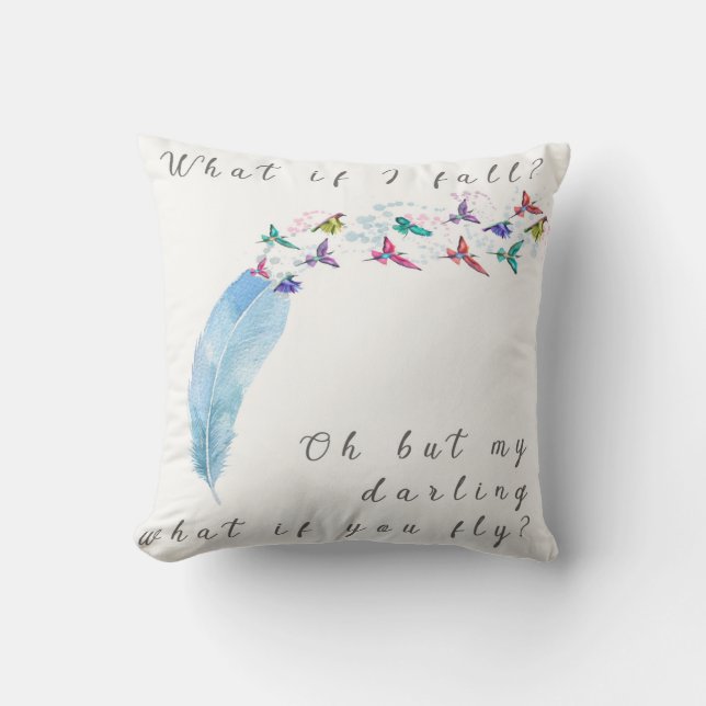 Qué si me caigo lo que usted vuela la almohada de (Anverso)