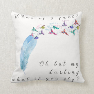 Qué si me caigo lo que usted vuela la almohada de