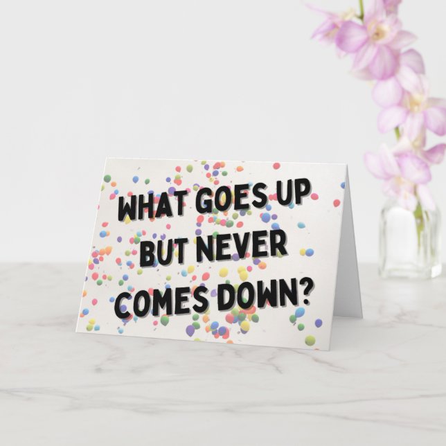 ¿Qué Sube La Tarjeta De Cumpleaños? (Orquídea)