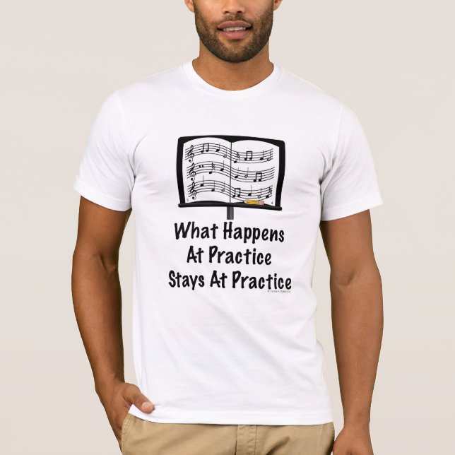 Qué sucede en la camiseta de la orquesta de la (Anverso)