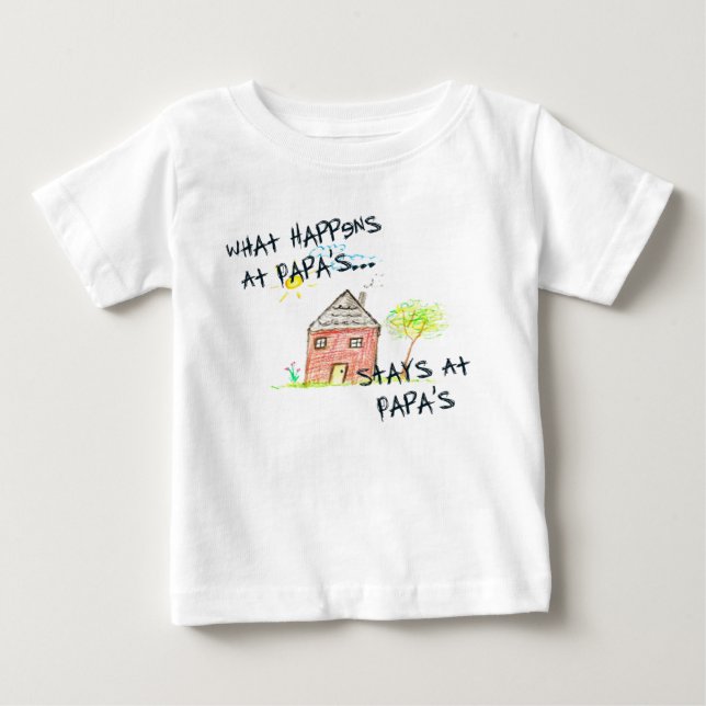 Qué sucede en la camiseta de la papá (Anverso)