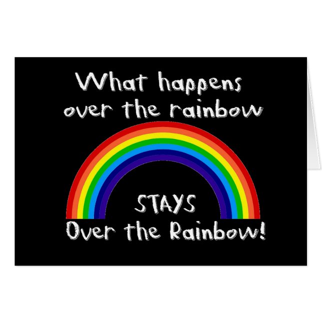 Qué sucede sobre el arco iris… (Anverso (Horizontal))