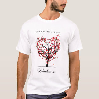 "¿Qué sucursal eres?" Camiseta de árbol de familia