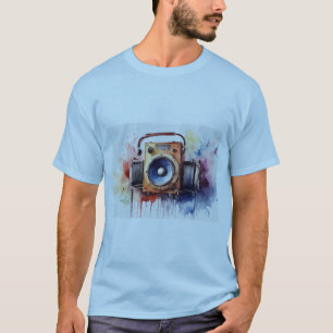Qué tal "Azure Harmonies": camiseta azul cielo