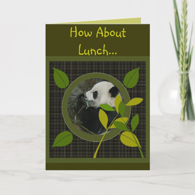 ¿Qué tal el almuerzo? Invitación (Anverso)