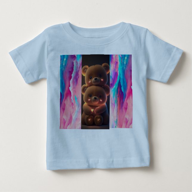 Qué tal "Teddy Love: Camiseta bebé con Adorable (Anverso)