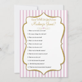 Qué Tan Bien Conoce El Juego De La Ducha De Novias