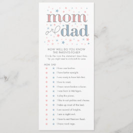 ¿Qué tan bien conoce la tarjeta de juego Baby Show