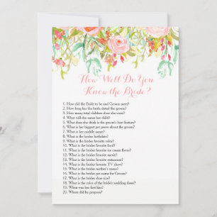 ¿Qué tan bien conoces a la novia?