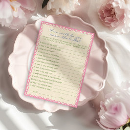 ¿Qué tan bien conoces la tarjeta de juego de la no