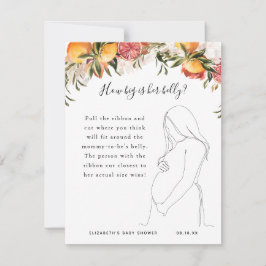 Qué Tan Grande Es Su Belly | Juego Baby Shower