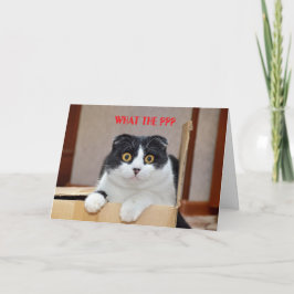 ¿¿¿QUÉ??? TARJETA DE CUMPLEAÑOS DURO