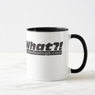 ¡Qué?! taza