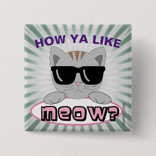 ¿Qué te parece MEOW? Botón de juego de palabras de