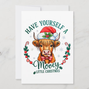 Que Te Tengan Un Pequeño Navidad Mooey, Una Vaca C