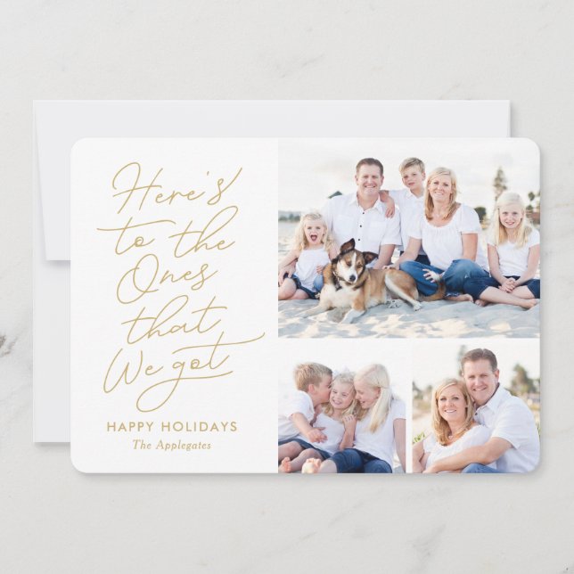 ¿Qué tenemos? Tarjeta fotográfica de color EDITABL (Anverso)