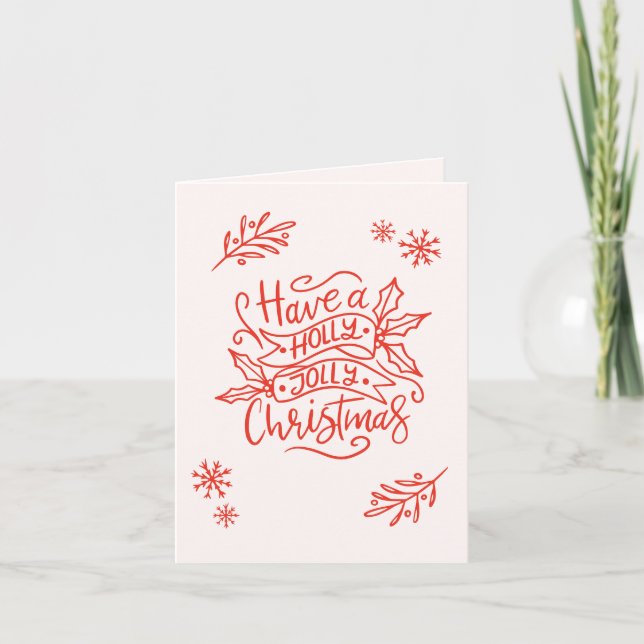 Que tenga una Navidad muy alegre (Anverso)
