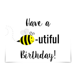 "¡Que tengan un cumpleaños precioso!" Tarjeta de g