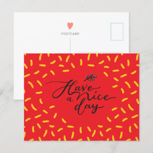 Que Tengas Un Buen Día - Tarjeta Postal Motivacion