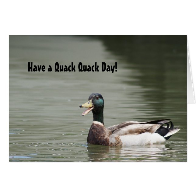 ¡Que tengas un día de Quack! (Anverso (Horizontal))