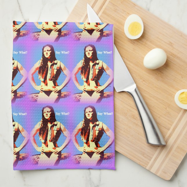 qué toalla de cocina bikini chica (Doblado Cuarto)