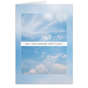 Que tus sueños tomen vuelo - Tarjeta de cumpleaños