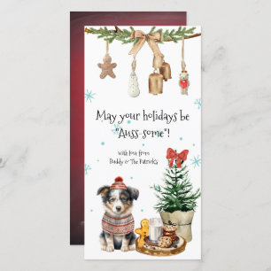 ¡Que tus vacaciones sean "Auss-some"! Tarjeta de n