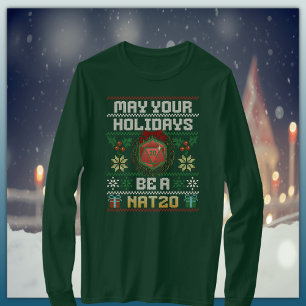 Que tus vacaciones sean un diseño de Nat20 suéter 