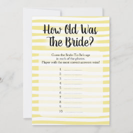 Qué Viejo Era El Juego De Ducha De Novia Blanco Am