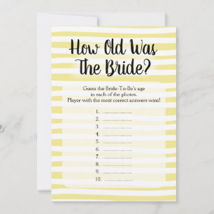 Qué Viejo Era El Juego De Ducha De Novia Blanco Am