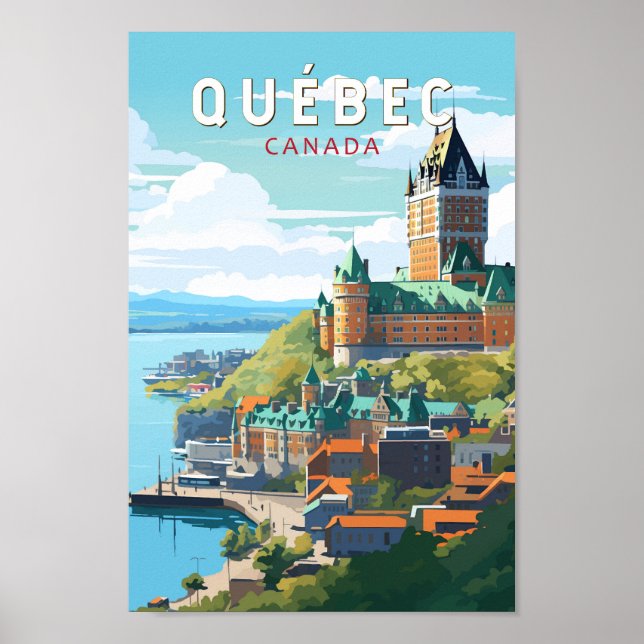Quebec Canadá Viaje de arte (Frente)