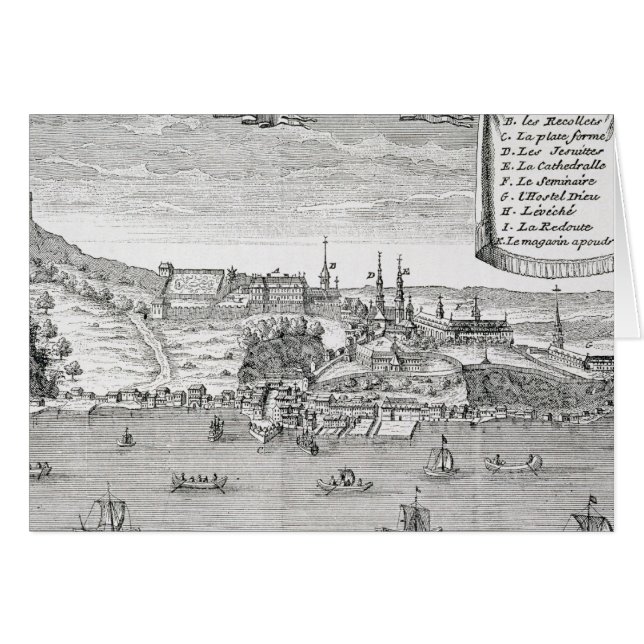 Quebec, después del La Potherie (Anverso (Horizontal))