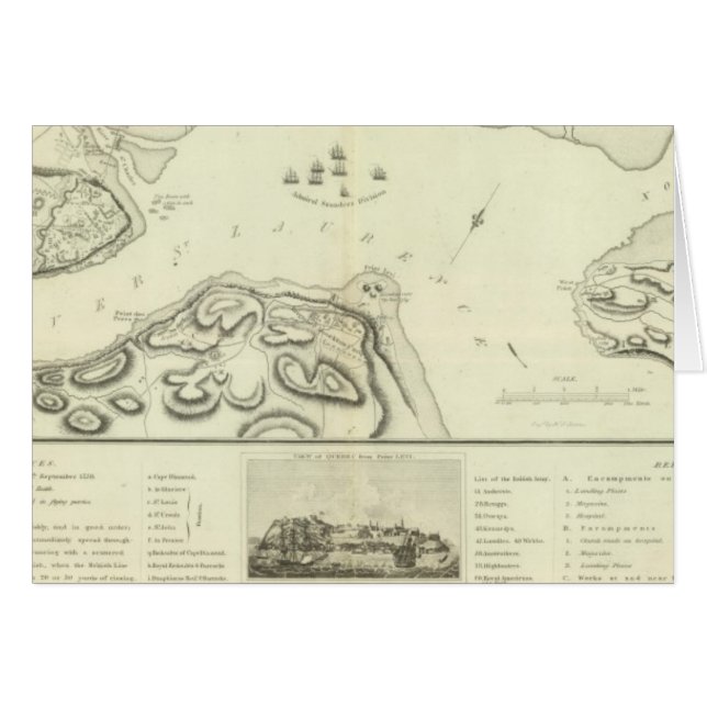 Quebec durante el asedio (Anverso (Horizontal))