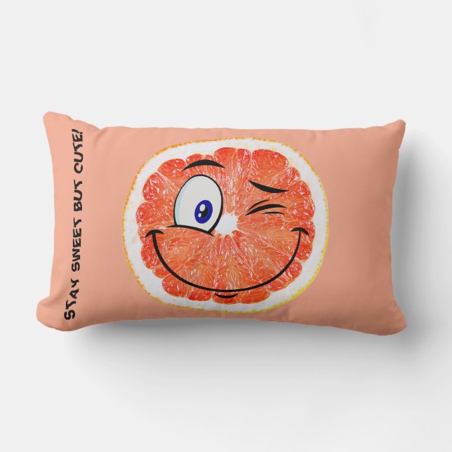 ¡QUÉDATE DULCE PERO CUIDADO! Cojín (Anverso)