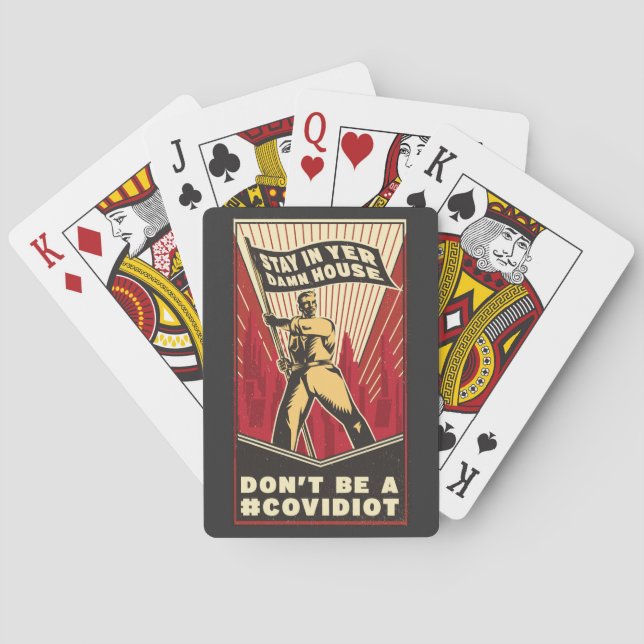 QUÉDATE EN TU CASA jugando cartas (Reverso)