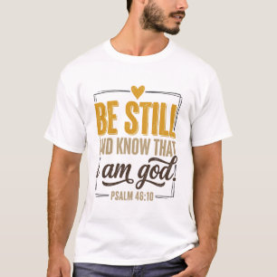 Quédate quieto Salmo 46_10 Camiseta vintage cristi