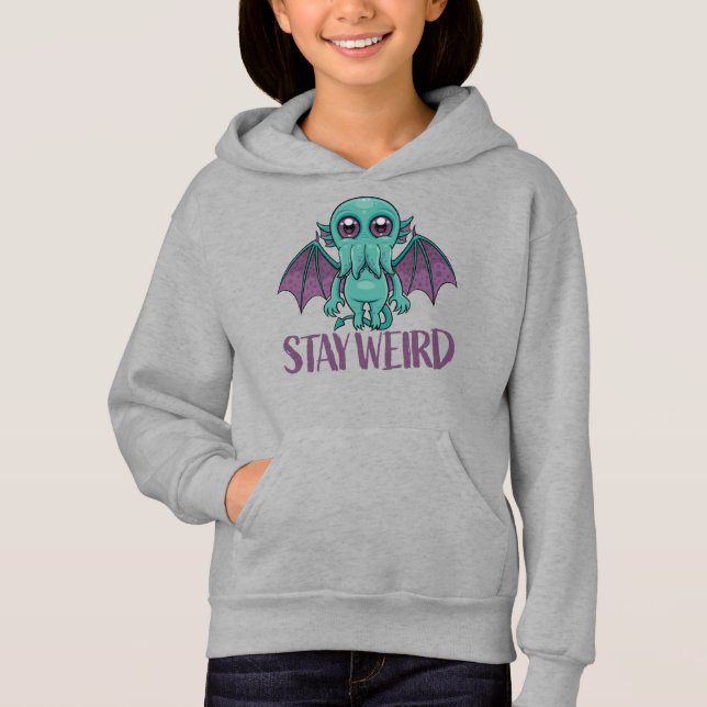 Quédate raro Cthulhu monstruo lindo (Anverso)