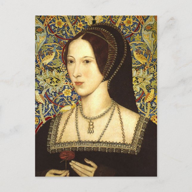 Queen Anne Boleyn - Postal vertical (Anverso)