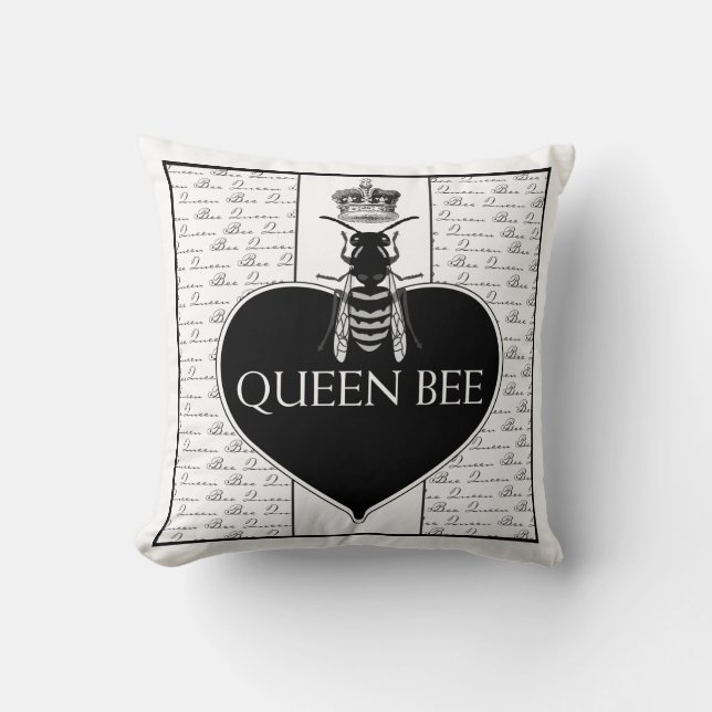 Queen Bee Cojín decorativo Bee (Anverso)