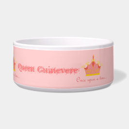 QUEEN GUINEVERE DOG BOWL - PLATO - ESPOSA INGLESA