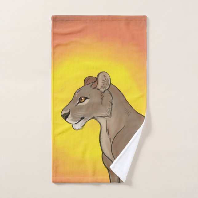 Queen Lioness (Toalla de mano)