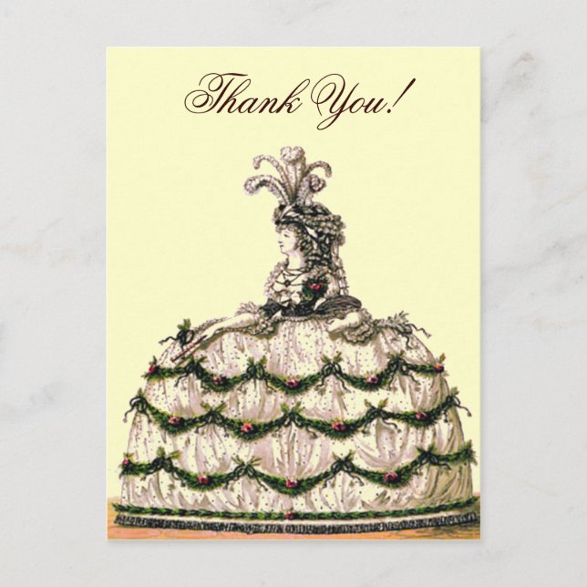 Queen Marie Antoinette ~ Postcard / Invitaciones (Anverso)