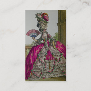 Queen Marie Antoinette ~ Tarjeta de visita