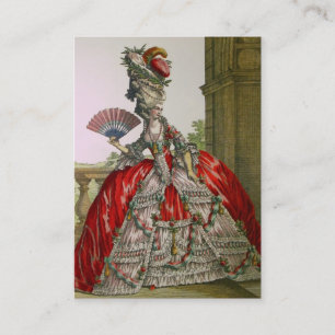 Queen Marie Antoinette ~ Tarjeta de visita grande