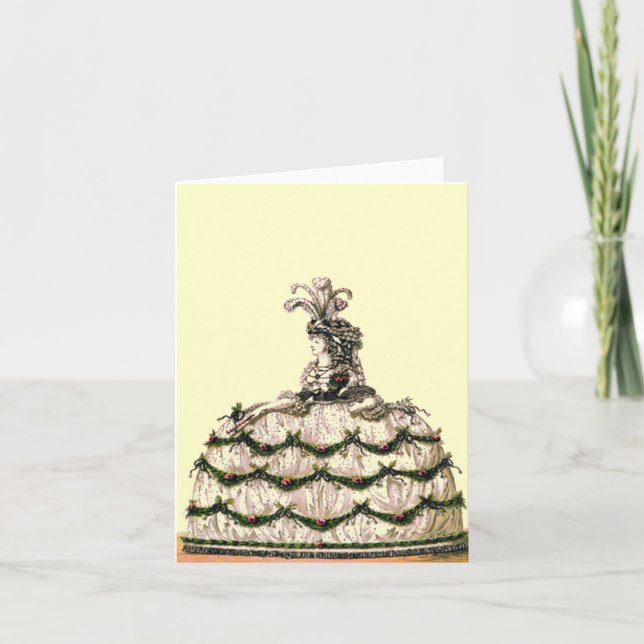 Queen Marie Antoinette ~ Tarjeta / Invitaciones (Anverso)