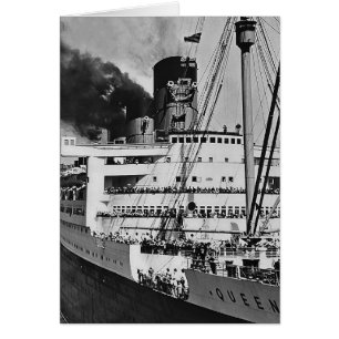 Queen Mary entra a Port