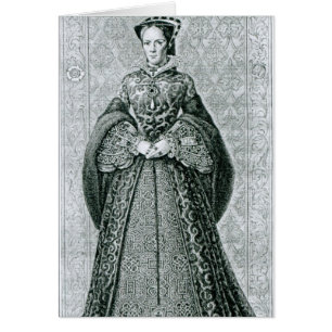 Queen Mary I grabado por T.Brown